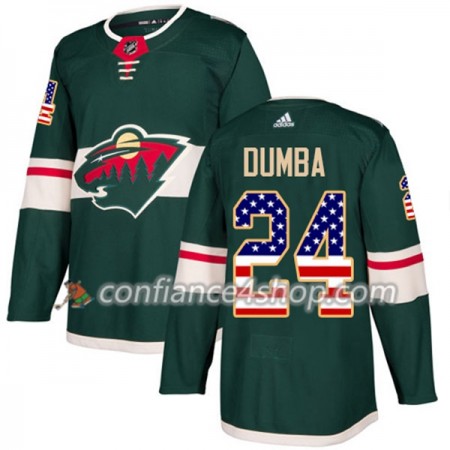 Adidas Maillot de Hockey Minnesota Wild Matt Dumba 24 2017-2018 Vert USA Flag Fashion Authentic - Homme Adidas Maillot de Hockey Minnesota Wild Matt Dumba 24 2017-2018 Vert USA Flag Fashion Authentic - Homme
